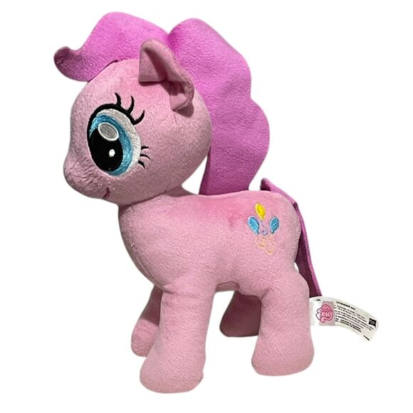 Hasbro Other - My Little Pony Pinkie Pie Plush Pink Stuffed Animal Felt Hair Balloons 10" 2016